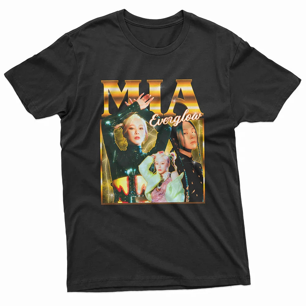 Camiseta Básica Everglow Mia -preto