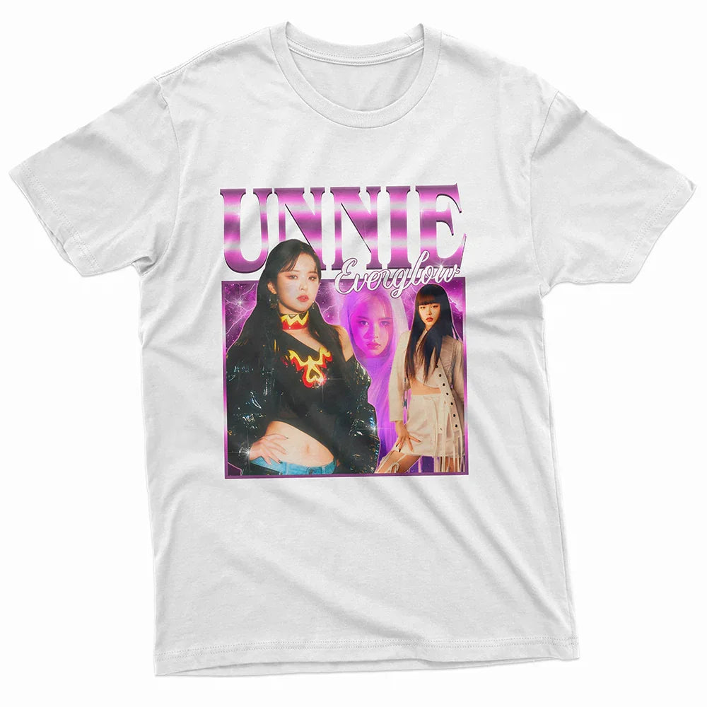 Camiseta Básica Everglow Unnie - branco