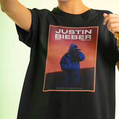 Camiseta Básica Justin Bieber Coachella 2026