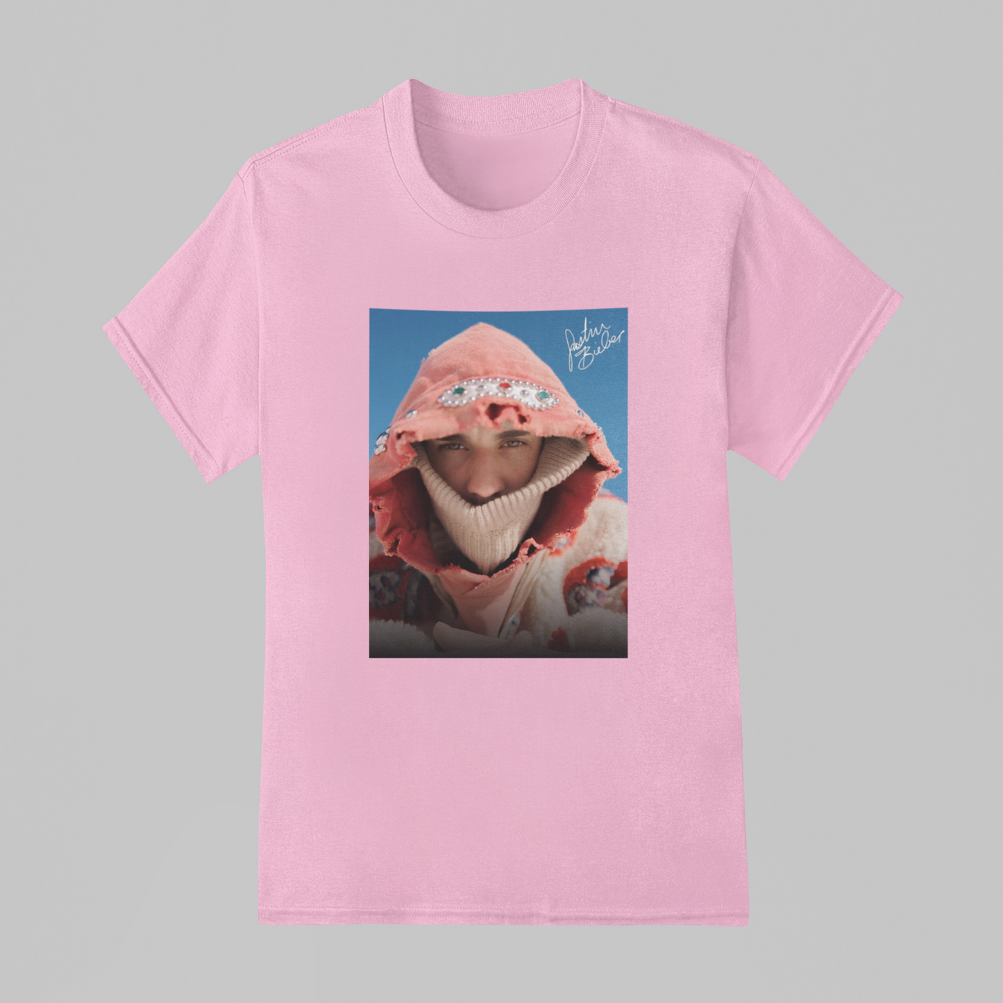 Camiseta Básica Justin Bieber Vacation