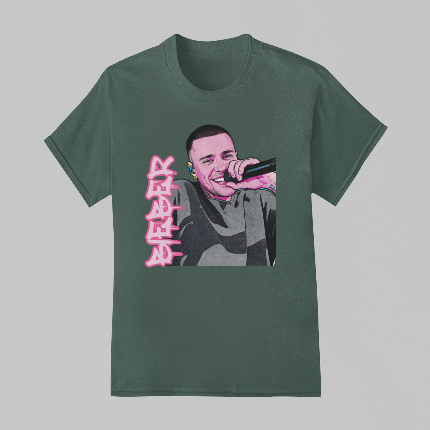Camiseta Básica Justin Bieber Graphic Edit