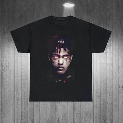 Camiseta Básica Xxxtentacion Face-PRETO