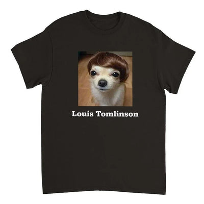 Camiseta Básica Louis Tomlinson Meme Preto