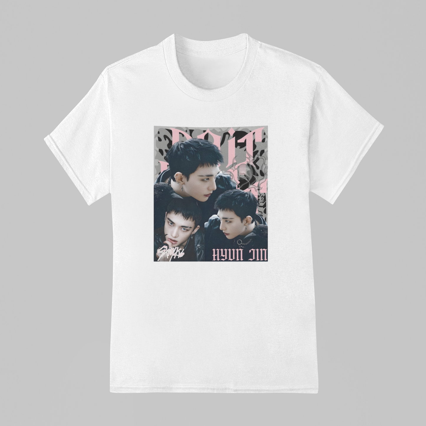 Camiseta Básica Stray Kids Hyun Jin Do It Aesthetic