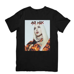 Camiseta Básica Ava Max Fire