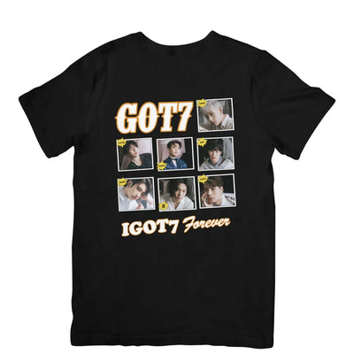 Camiseta Básica GOT7 Forever - preto