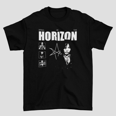 Camiseta Básica Bring Me The Horizon Photo P&B