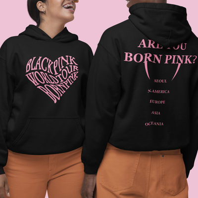 Moletom Canguru Blackpink Are You Born Pink ?