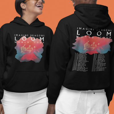 Moletom Canguru Imagine Dragons World Loom Tour 2024