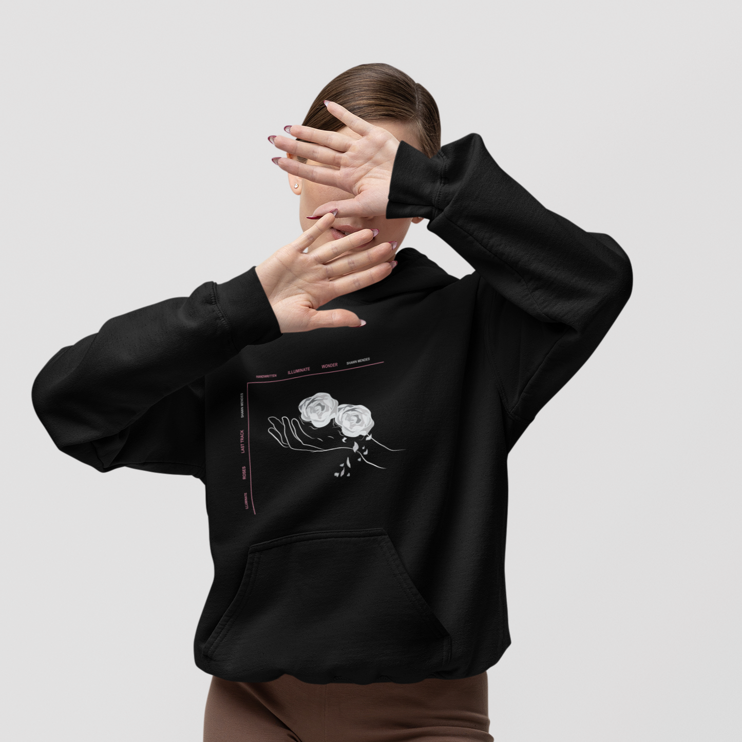 Moletom Canguru Shawn Mendes Roses