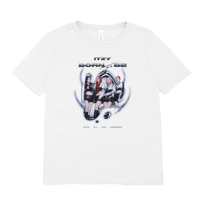 Camiseta Básica Itzy Graphic - branco 