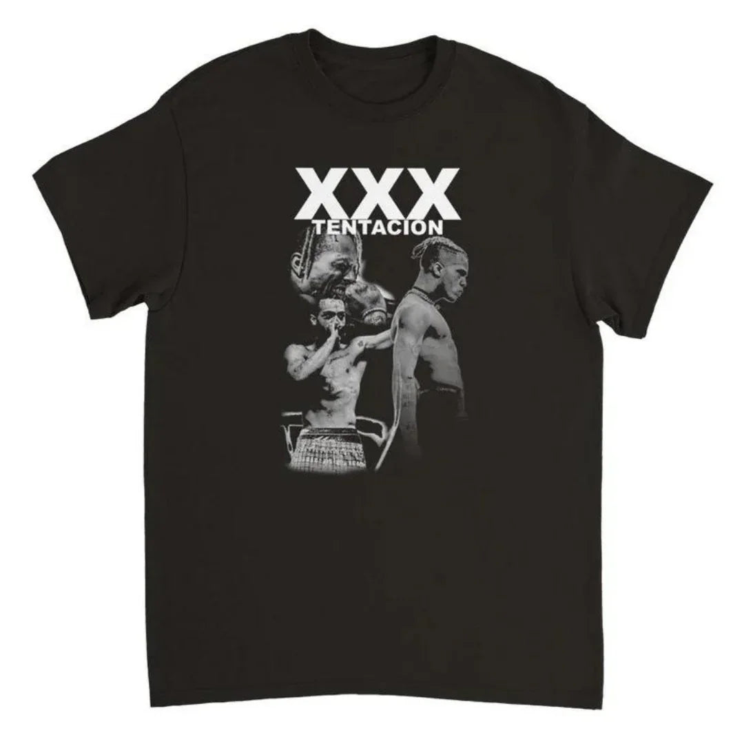 Camiseta Básica Xxxtentacion Graphic-PRETO
