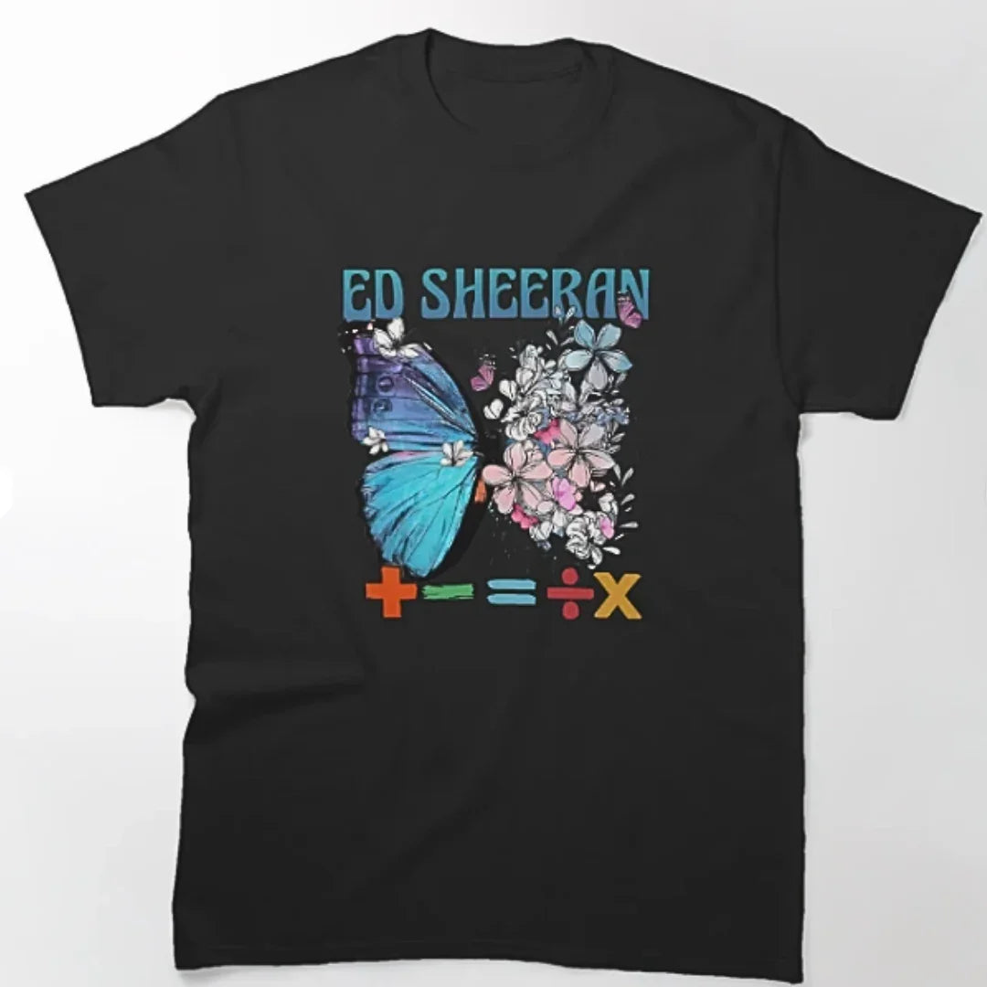 Camiseta Básica Ed Sheeran Graphic Preto