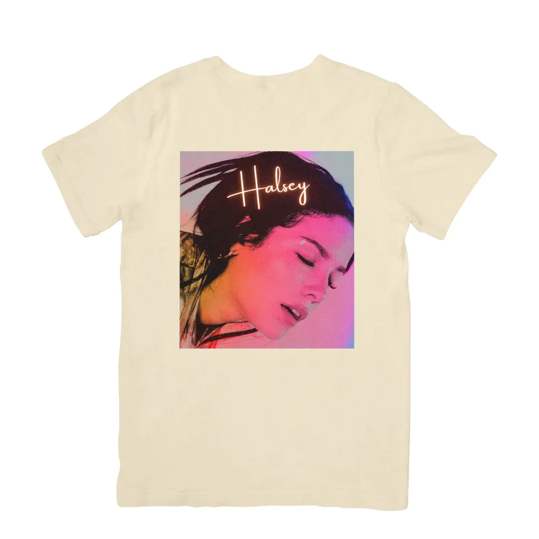 Camiseta Básica Halsey Graphic Style Pérola 