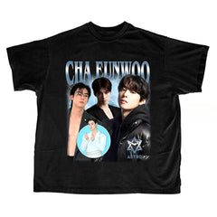 Camiseta Básica Astro Cha Eun-woo Aesthetic