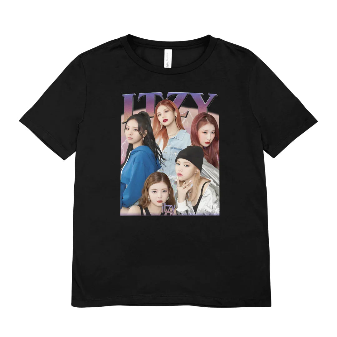 Camiseta Básica Itzy Group - preto