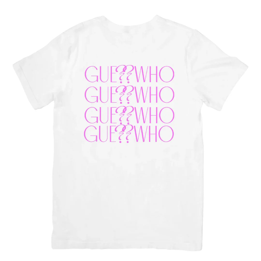 Camiseta Básica Itzy Guess Who - branco