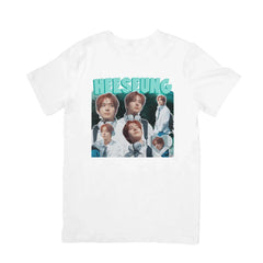 Camiseta Básica Enhypen Heeseung Vintage