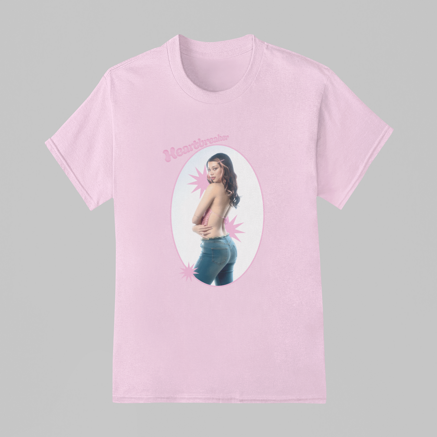 Camiseta Básica Katseye Megan Heartbreaker