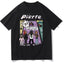 Camiseta Básica Playboi Carti Hip Hop - PRETO