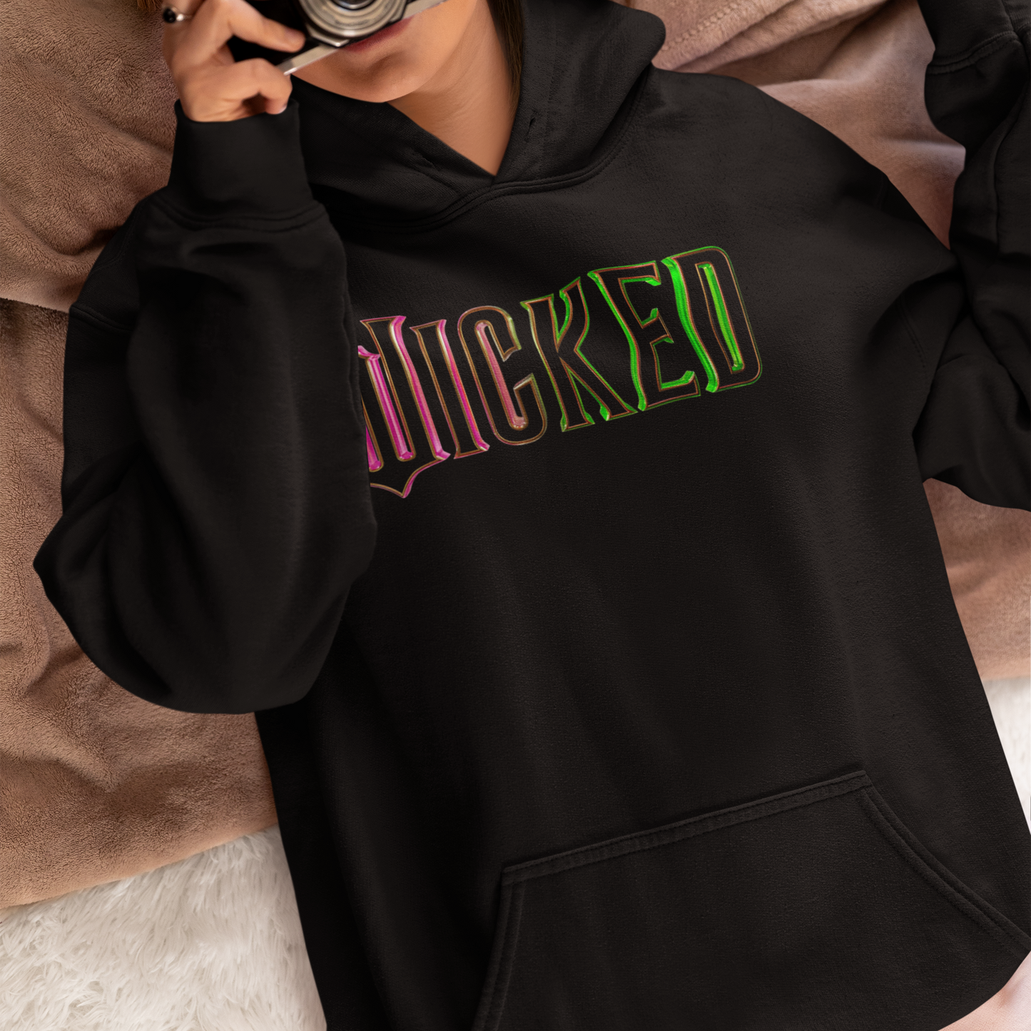 Moletom Canguru Ariana Grande Halloween Wicked