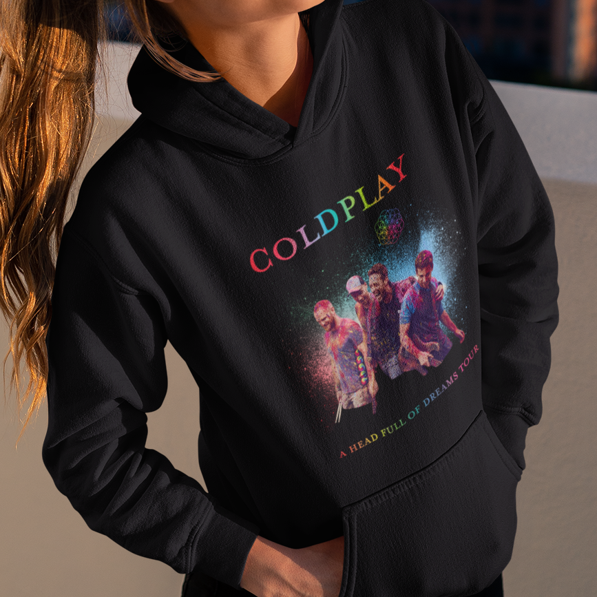 Moletom Canguru Coldplay Graphic Design