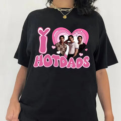 Camiseta Básica Jonas Brothers I Love Hotdads