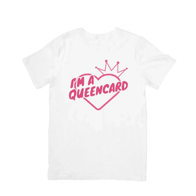 Camiseta Básica (G)i-dle I Am A Queencard - branco