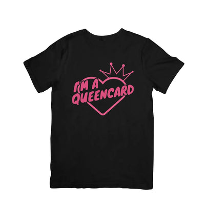 Camiseta Básica (G)i-dle I Am A Queencard - preto