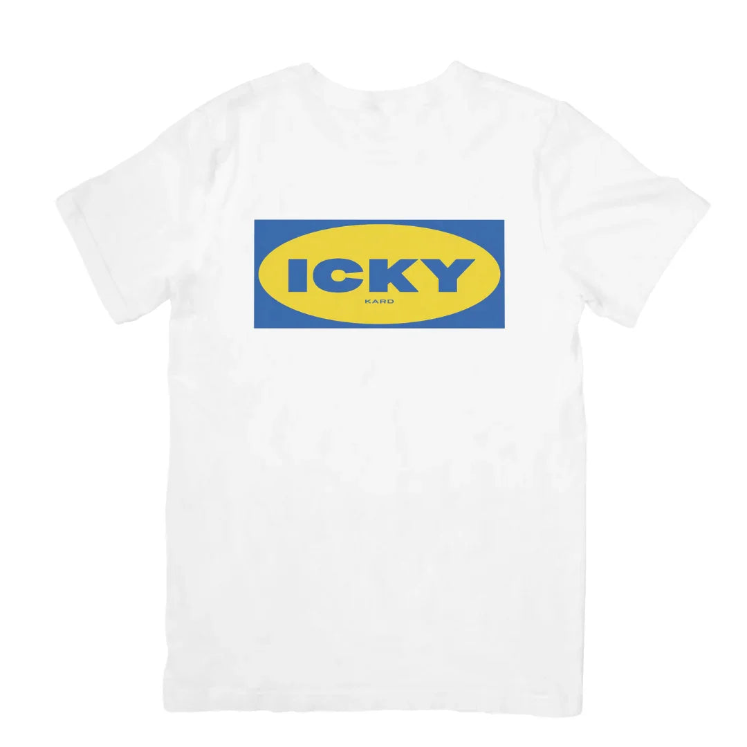 Camiseta Básica Kard Icky - branco