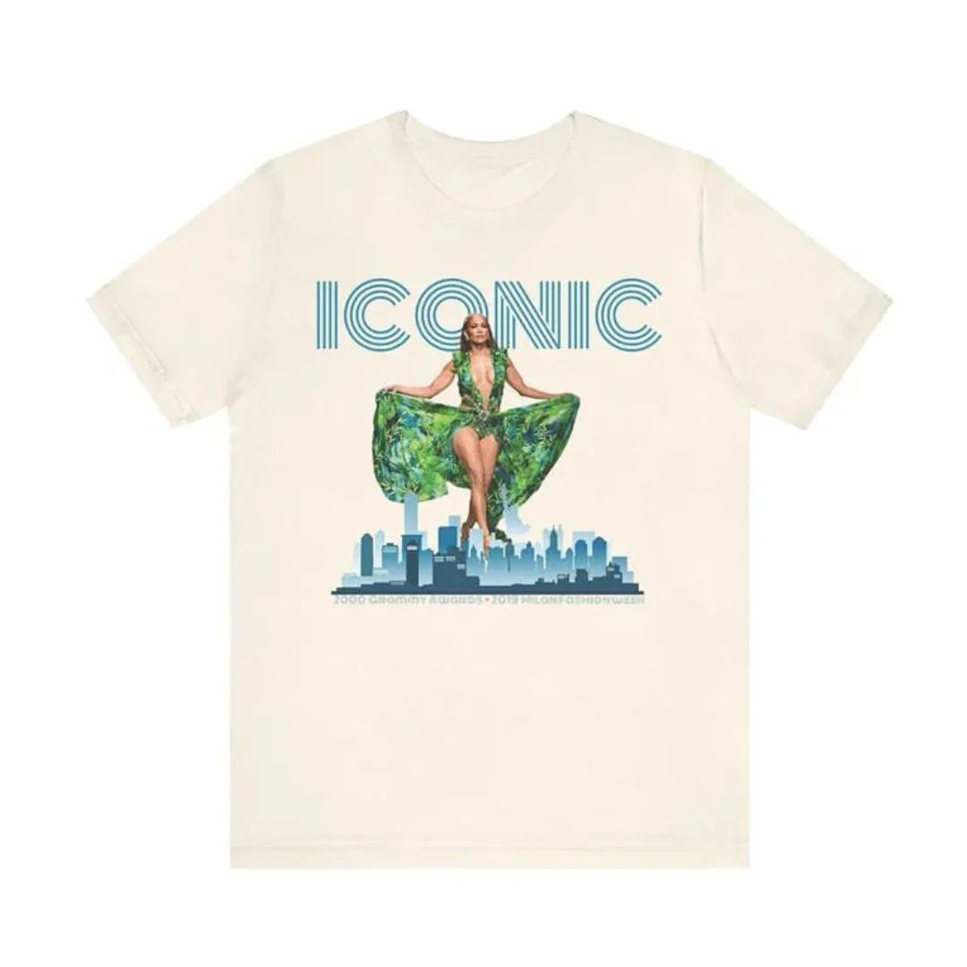 Camiseta Básica Jennifer Lopez Iconic - Pérola