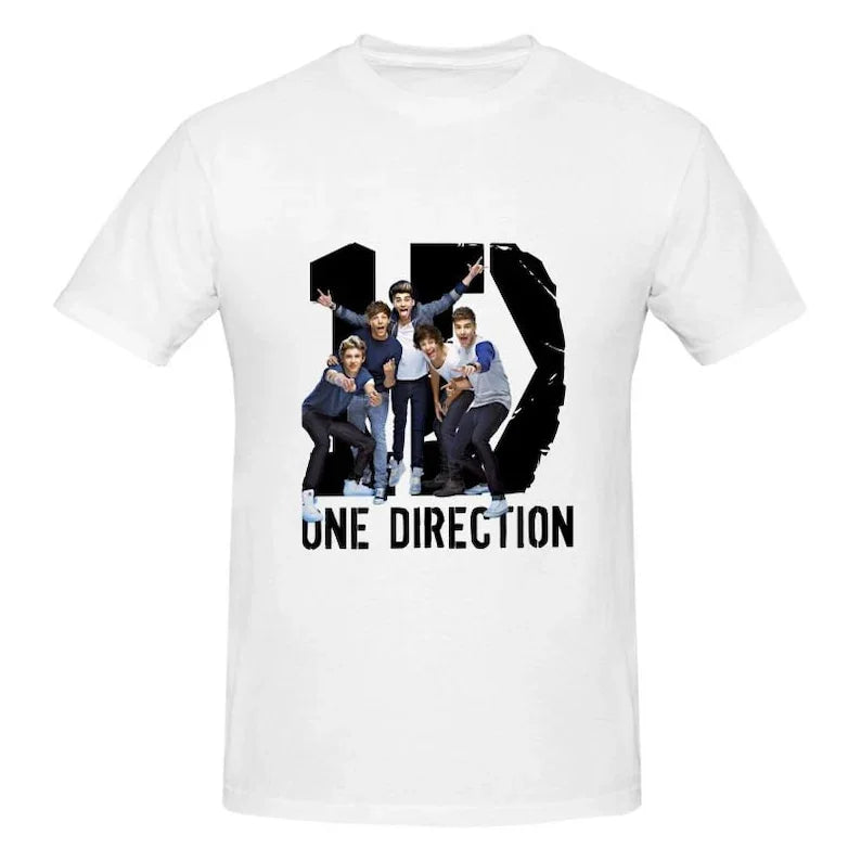 Camiseta Básica One Direction Music-BRANCO