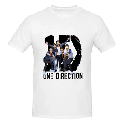 Camiseta Básica One Direction Music-BRANCO