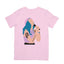 Camiseta Básica Halsey Illustrated Rosa Bebê 