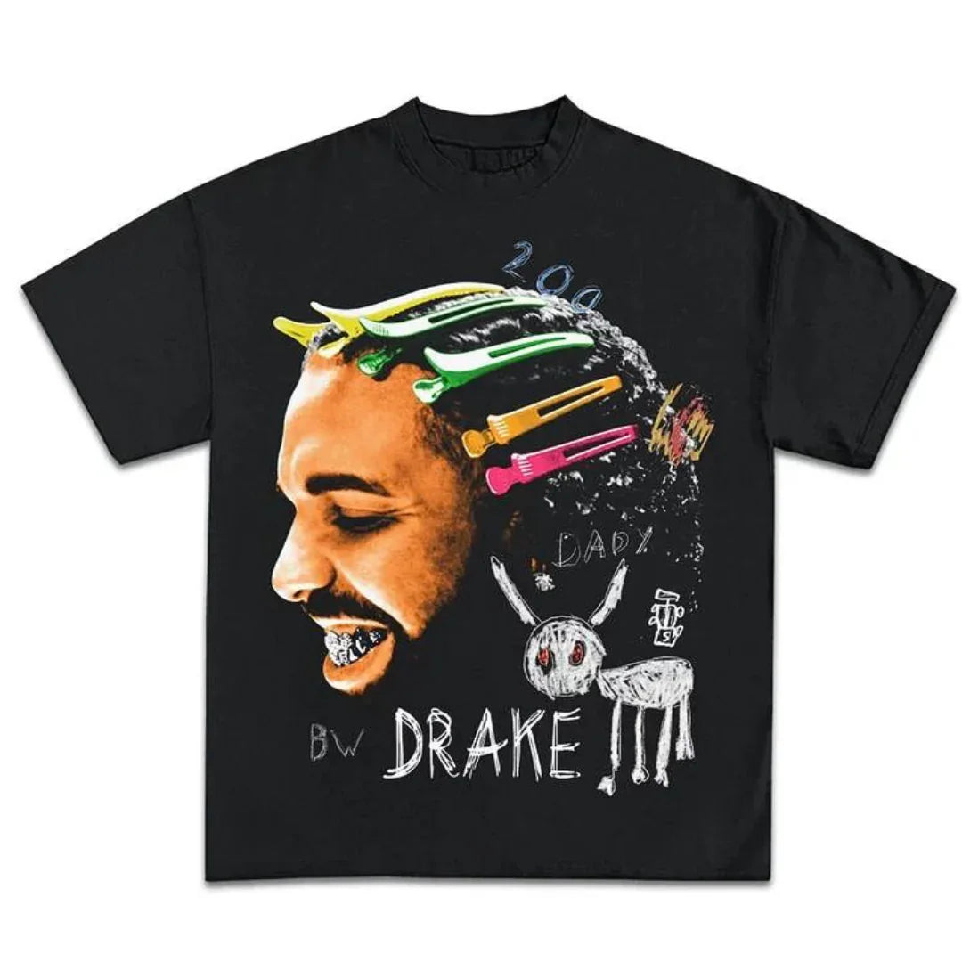Camiseta Básica Drake Illustrated