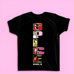 Camiseta Básica Spice Girls Illustrated Graphic