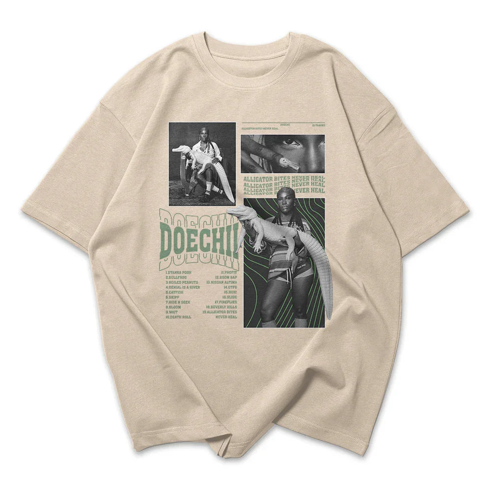 Camiseta Oversized Doechii ABNH Tracklist