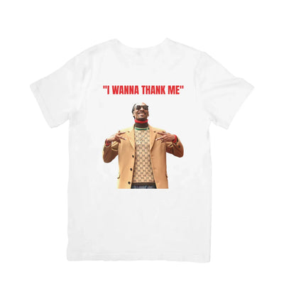 Camiseta Básica Snoop Dogg I Wanna Thank Me Branco