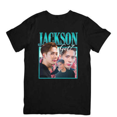 Camiseta Básica GOT7 Jackson Graphic - preto