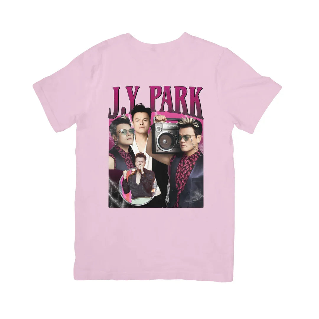 Camiseta Básica GOT7 J.Y. Park - rosa bebê