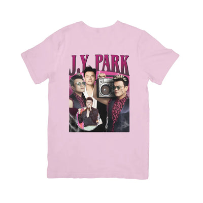 Camiseta Básica GOT7 J.Y. Park - rosa bebê
