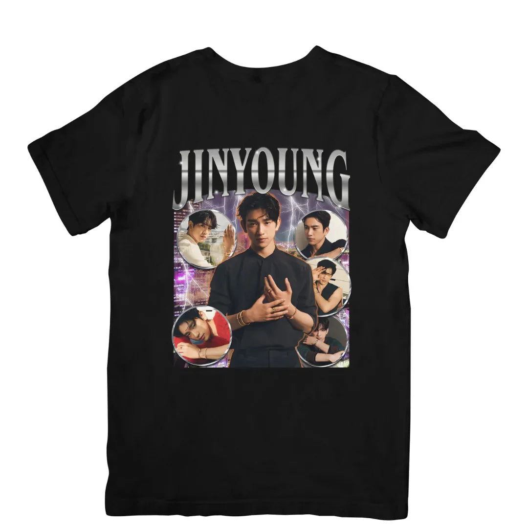 Camiseta Básica GOT7 Jinyoung - preto