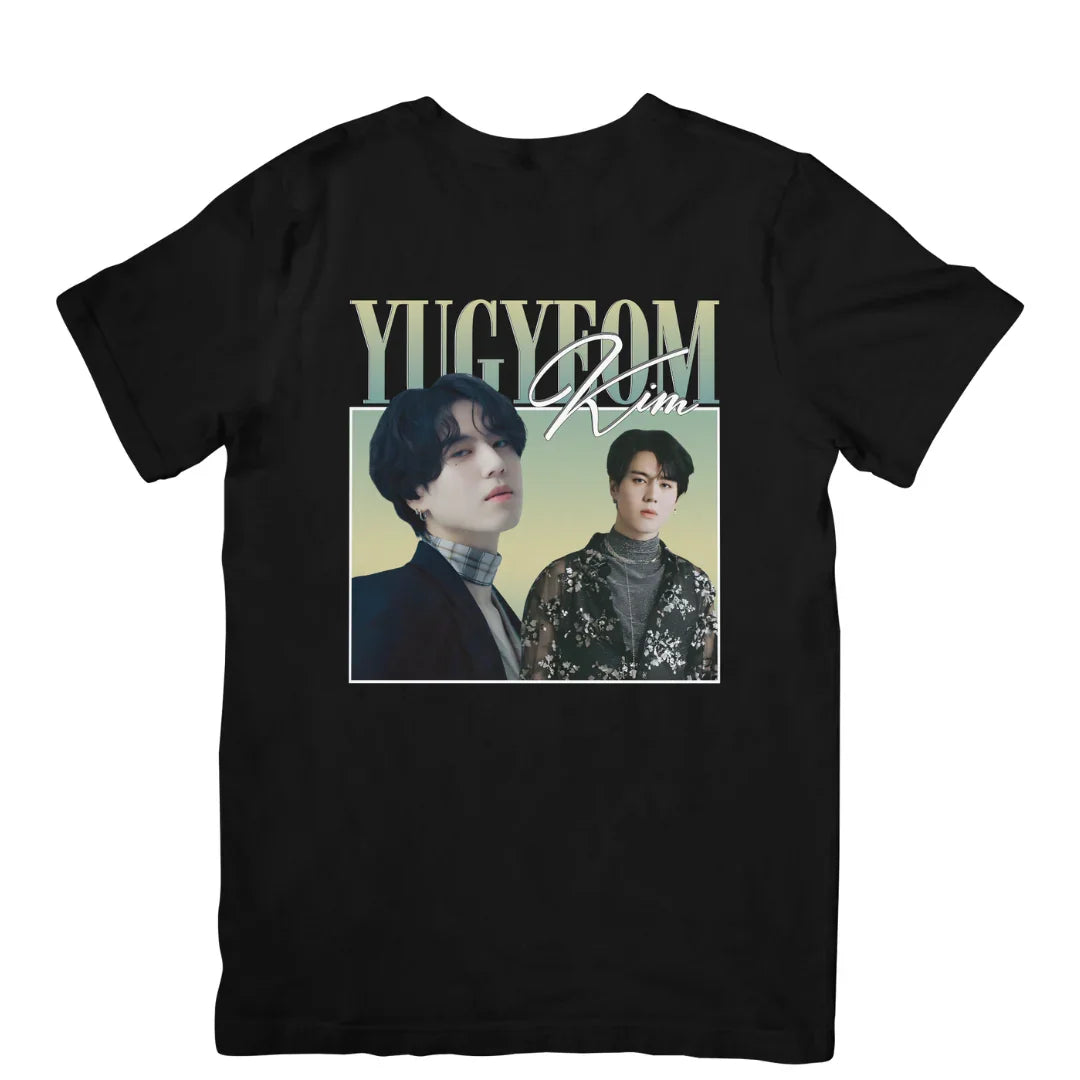 Camiseta Básica GOT7 Kim Yugyeom - preto