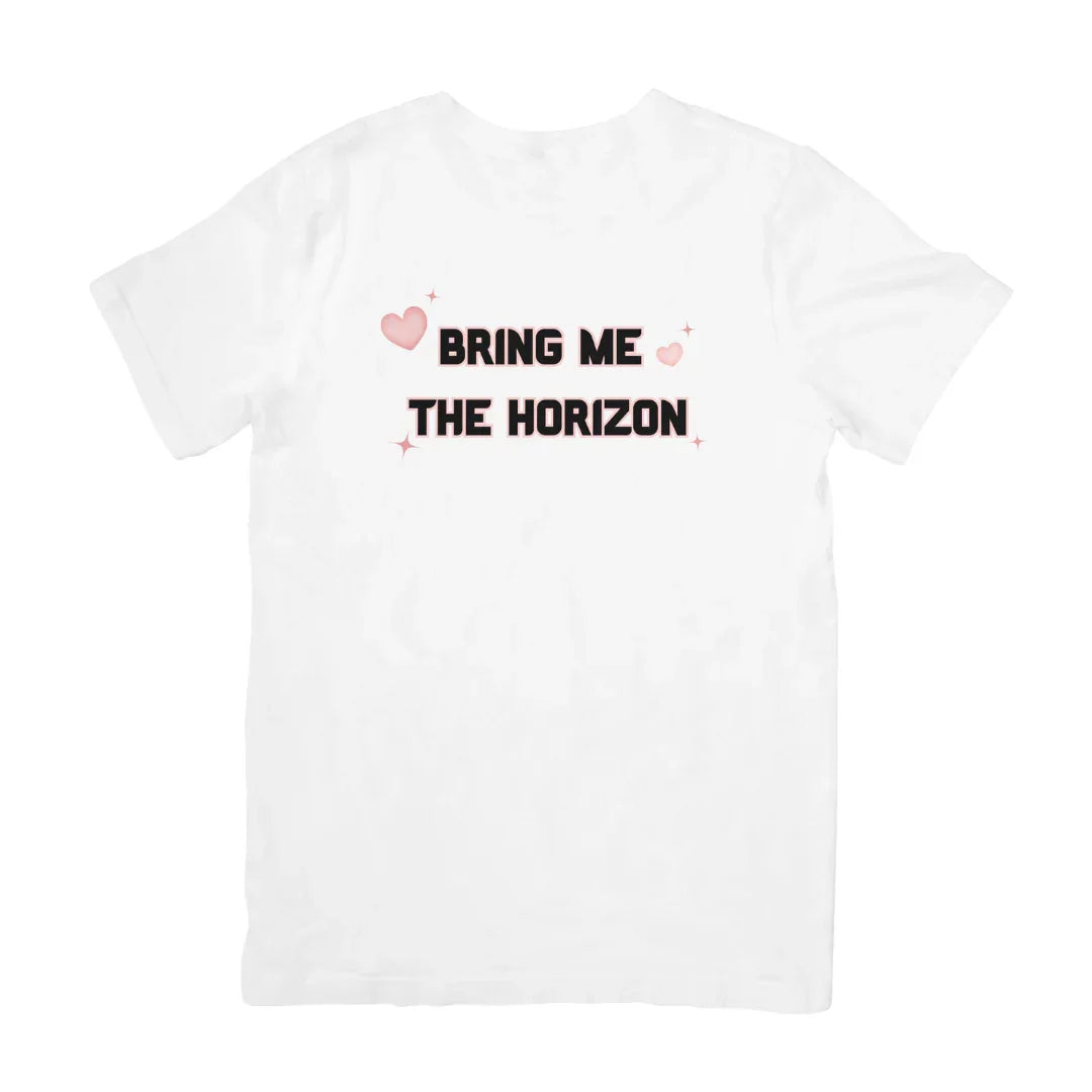 Camiseta Básica Bring Me The Horizon Letter