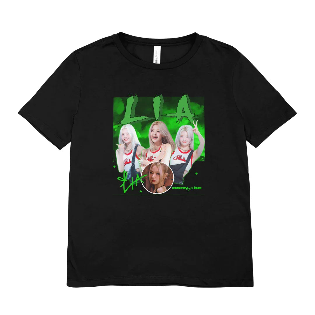 Camiseta Básica Itzy Lia - preto