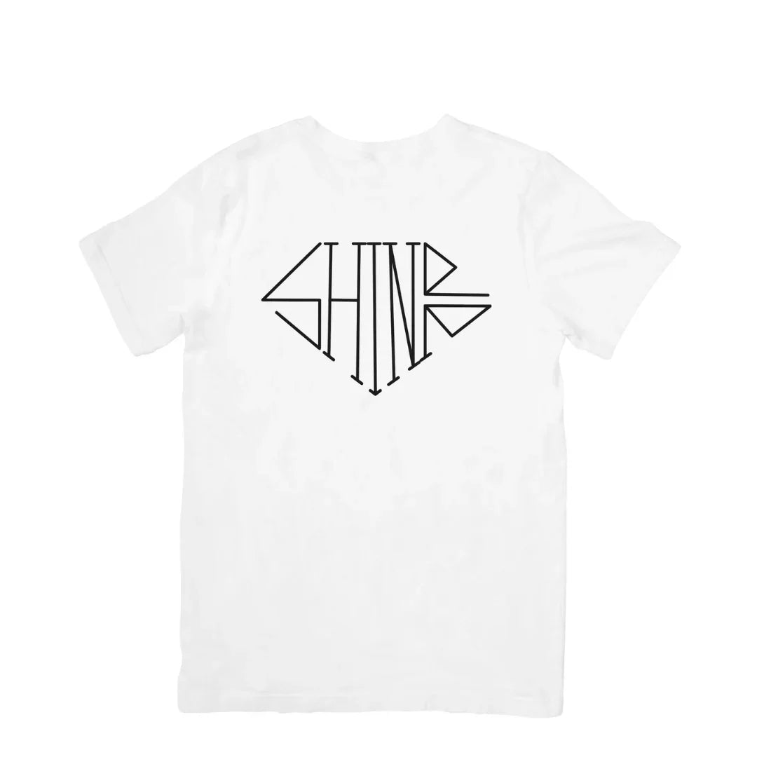 Camiseta Básica Shinee Logo - branco