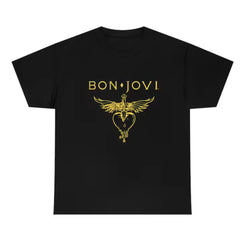 Camiseta Básica Bon Jovi Logo
