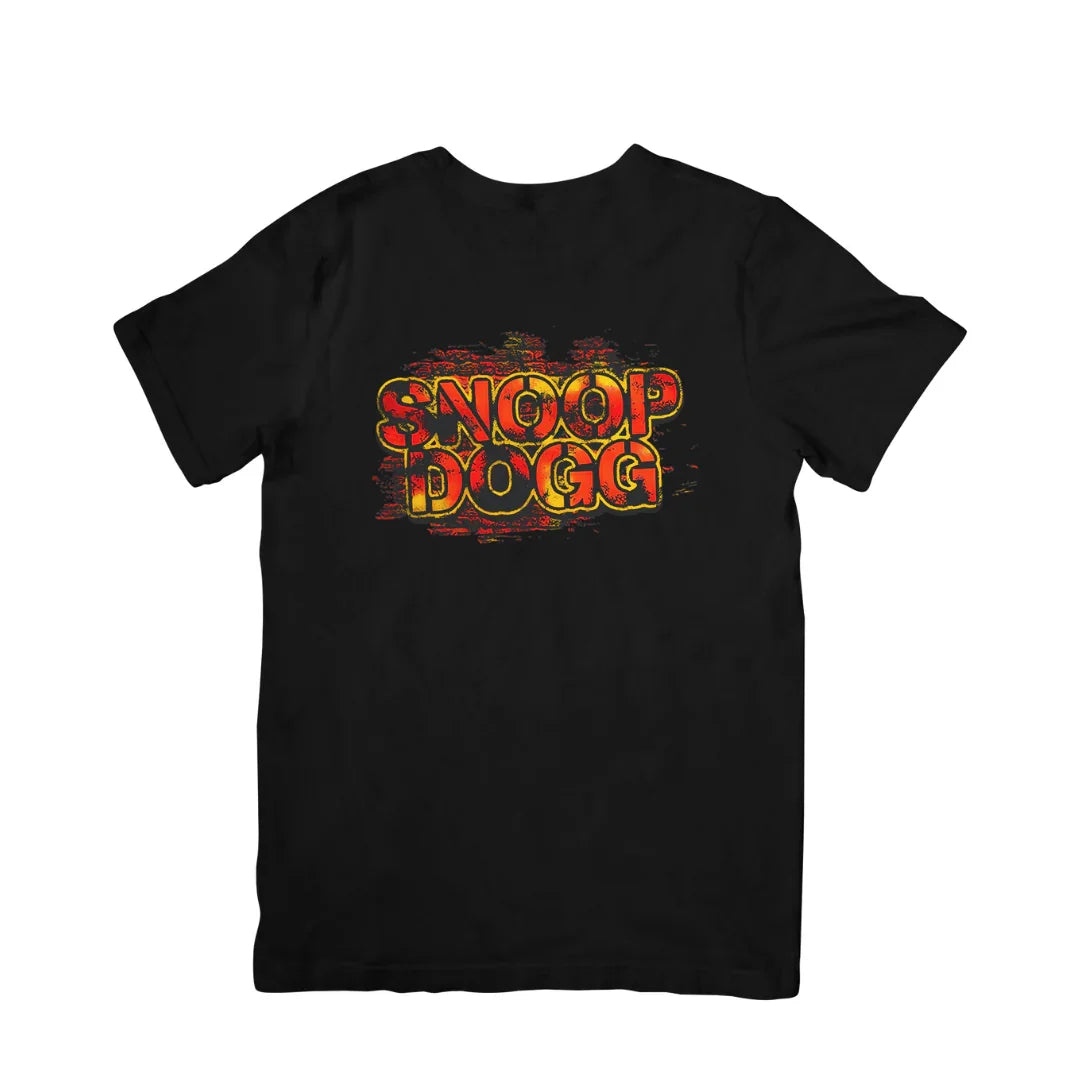 Camiseta Básica Snoop Dogg Logo Preto