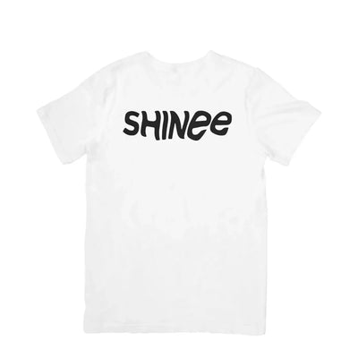 Camiseta Básica Shinee Logo Graphic - branco