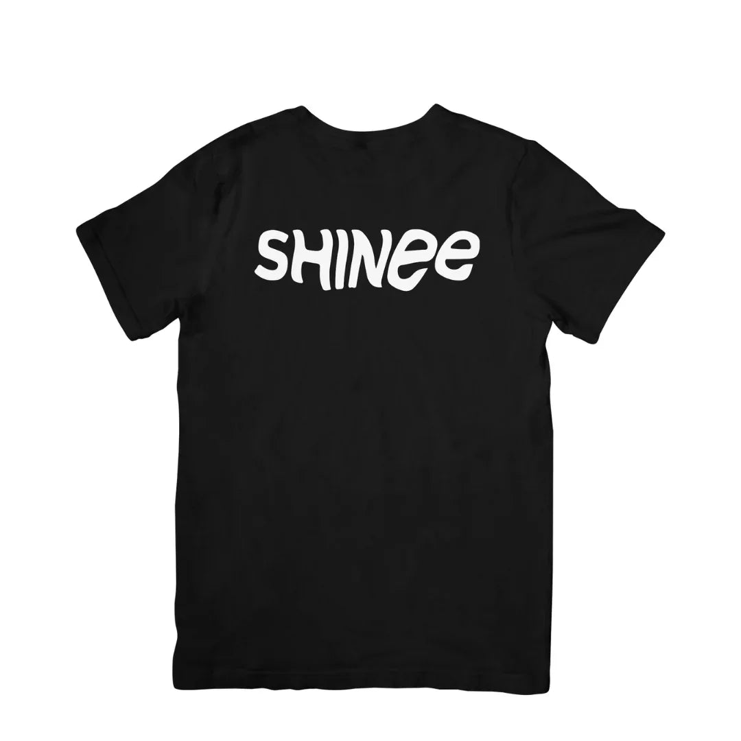 Camiseta Básica Shinee Logo Graphic - preto
